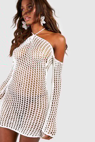 Robe de plage - Blanc