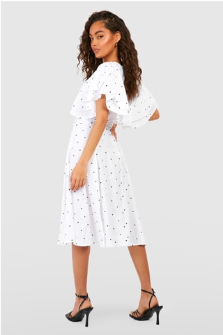 Robe midi - Ivoire