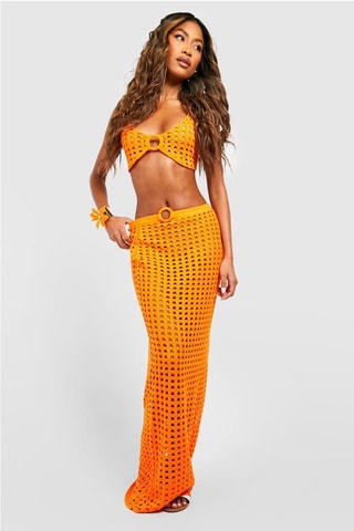 Jupe longue - Orange