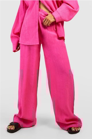 Pantalon palazzo - Rose