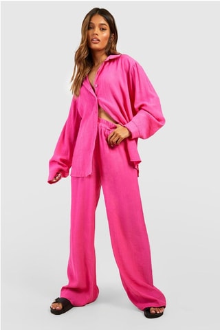 Pantalon palazzo - Rose