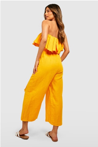 Combinaison bustier - Moutarde
