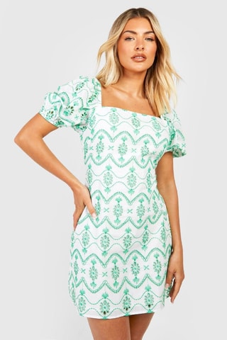 Robe droite - Blanc