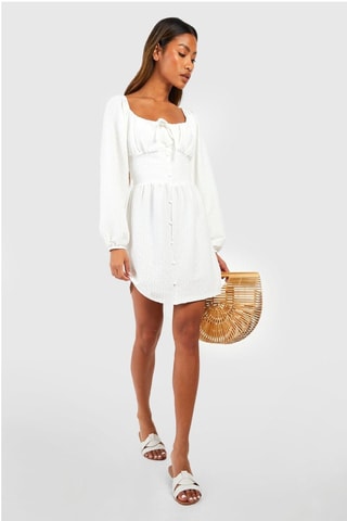 Robe droite - Ivoire