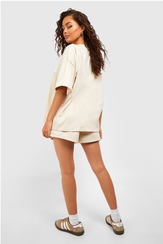 T-shirt et short - Beige