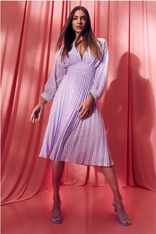 Robe midi - Lilas