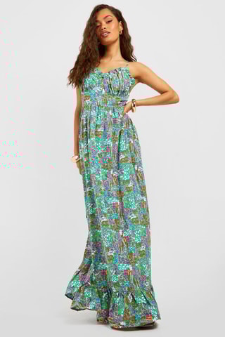 Robe longue - Vert