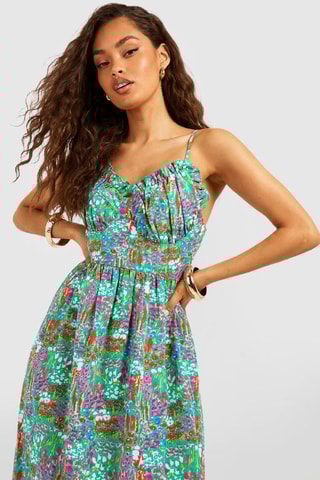 Robe longue - Vert