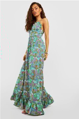 Robe longue - Vert