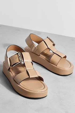 Sandales plateformes - Beige