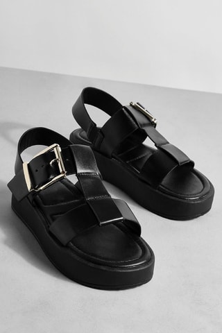 Sandales plateformes - Noir