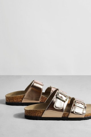 Mules - Doré rose