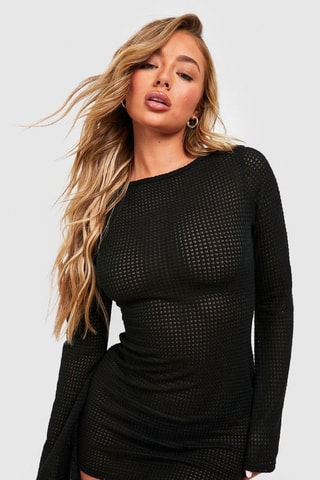 Robe de plage - Noir