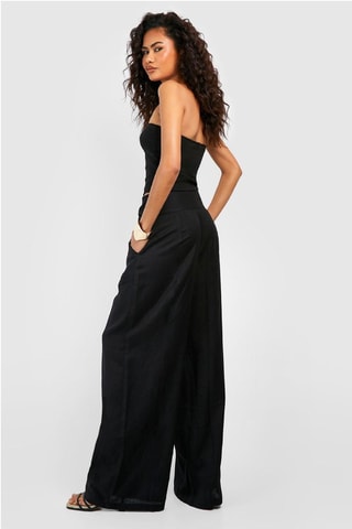 Pantalon wide legs - Noir