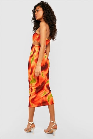 Robe bustier - Orange