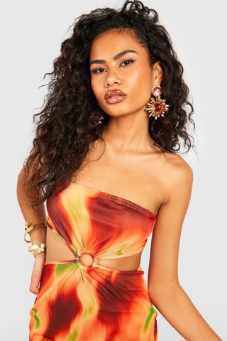 Robe bustier - Orange