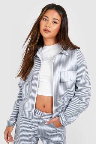 Veste - Bleu et blanc