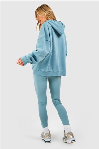 Sweat à capuche et legging - Bleu