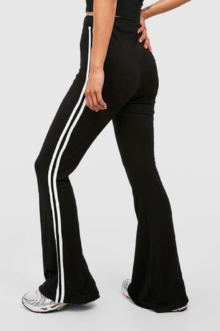 Pantalon flare taille haute - Noir