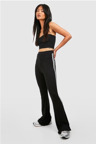 Pantalon flare taille haute - Noir