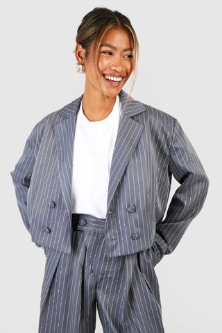 Blazer oversize - Gris