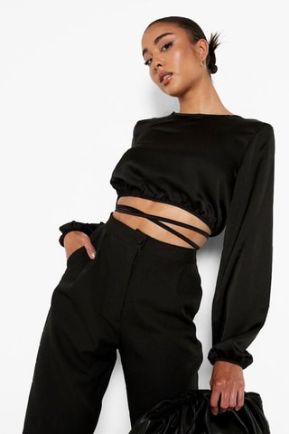 Crop top - Noir