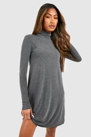 Robe droite - Gris