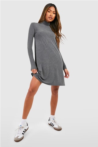 Robe droite - Gris