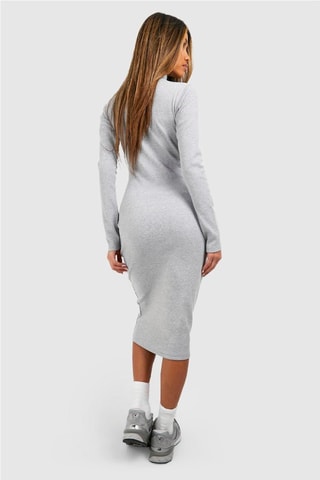 Robe midi - Gris