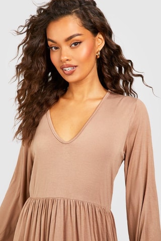 Robe patineuse - Camel