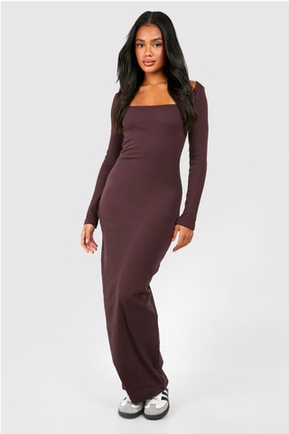 Robe longue - Marron