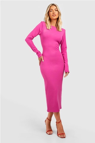 Robe midi - Rose