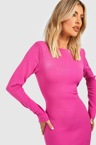 Robe midi - Rose