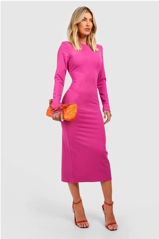 Robe midi - Rose