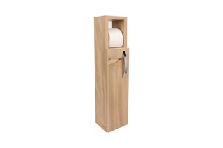 Meuble de salle de bain 1 porte - 15 x 65 x 22 cm