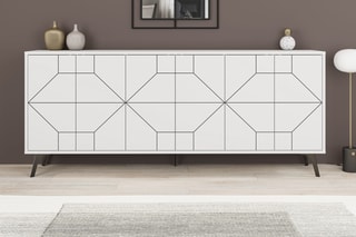 Buffet - 6 portes - 183,8 x 77,4 x 35 cm