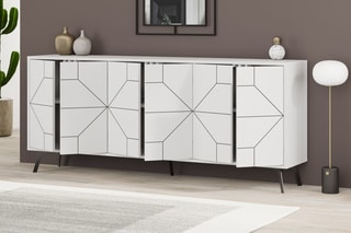 Buffet - 6 portes - 183,8 x 77,4 x 35 cm