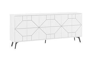 Buffet - 6 portes - 183,8 x 77,4 x 35 cm