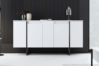 Buffet 4 portes - 160 x 35 x 80 cm