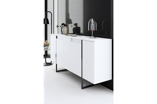 Buffet 4 portes - 160 x 35 x 80 cm