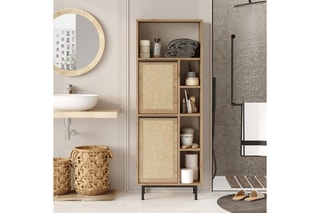 Meuble de rangement 2 portes - 60 x 161,6 x 35,5 cm