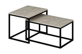 Table basse Leka - 72 x 37 x 45 / 60 x 47 x 45 cm