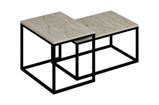 Table basse Leka - 72 x 37 x 45 / 60 x 47 x 45 cm