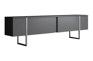 Meuble TV 2 abattants Luxe - 180 x 50 x 30 cm