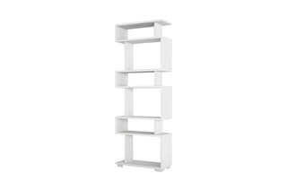 Bibliothèque - Blanc - 60 x 165 x 19,5 cm