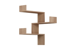 Etagère murale 3 niveaux Luksa - 60 x 60 x 90 cm