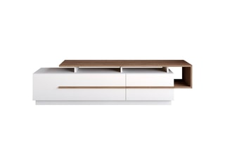 Meuble TV 2 abattants - 180 x 46,4 x 38,9 cm
