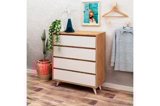 Commode 4 tiroirs Suvera - 70 x 86 x 40 cm