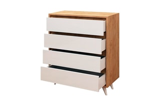 Commode 4 tiroirs Suvera - 70 x 86 x 40 cm
