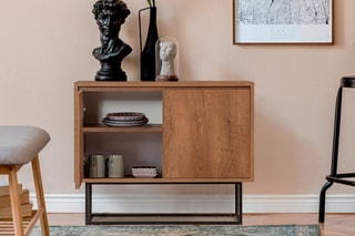 Meuble de rangement 2 portes - 90 x 36 x 15 cm